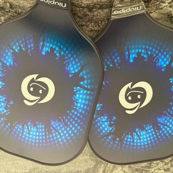 NIUPIPO Pickleball Paddles with covers Set of 2 NEW! Men Women USAPA A - Picture 4 of 6